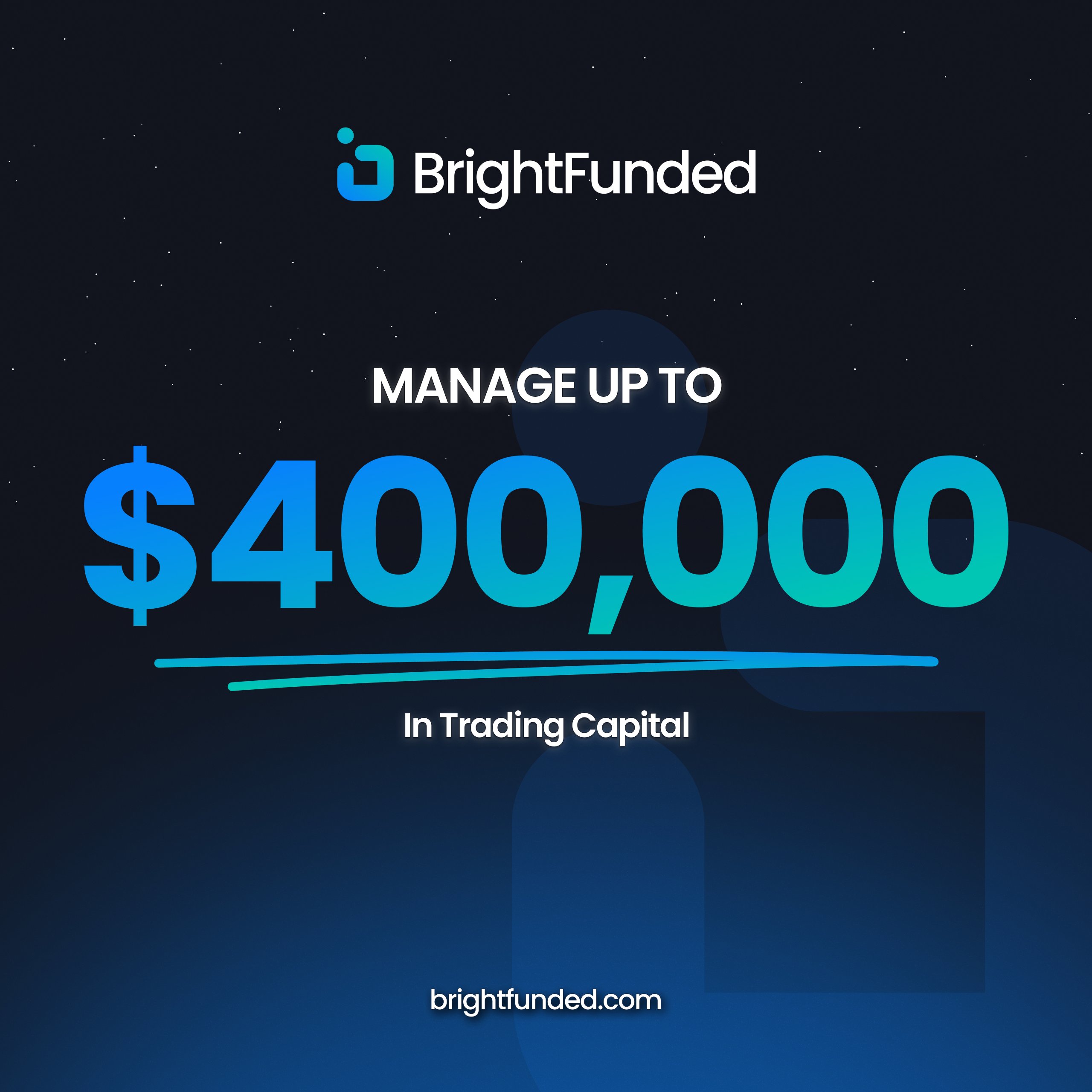 BrightFunded - Capital jusqu'à 400K$