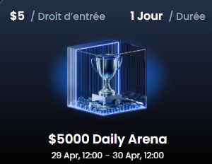 XM - $5000 Daily Arena