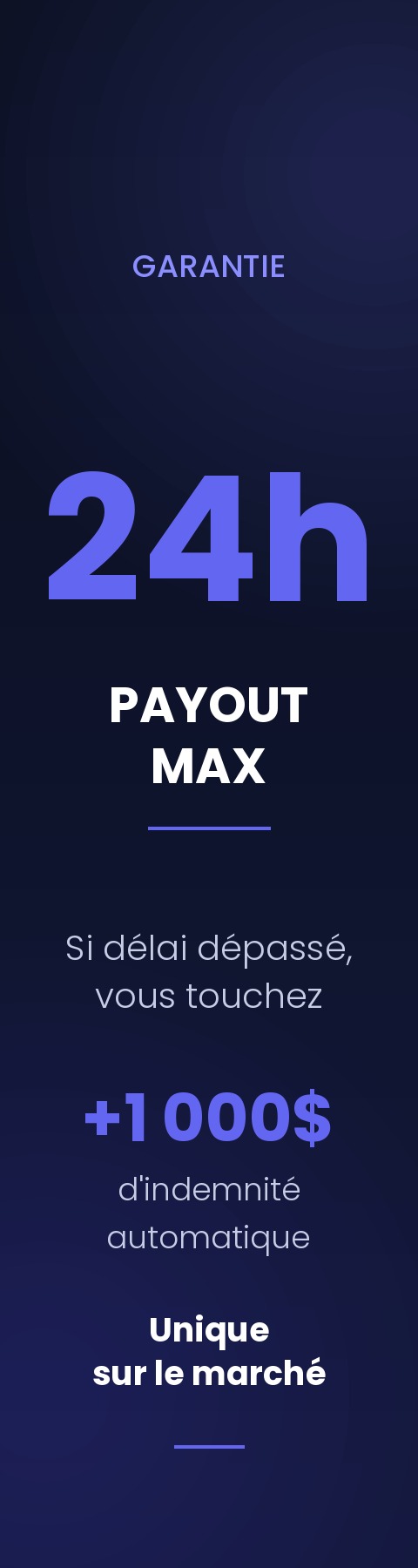 FundedNext - Garantie payout 24h + 1000$ d'indemnité
